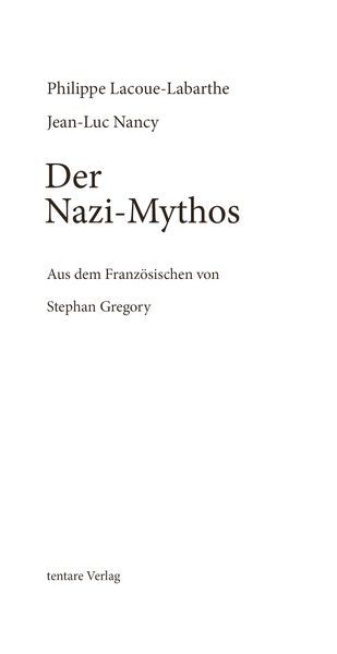 Produktbild: Der Nazi-Mythos