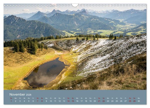 Produktbild: Heimweh Allg&auml;u 2026 (Wandkalender 2026 DIN A3 quer), CALVENDO Monatskalender