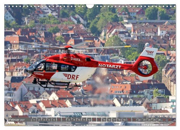 Produktbild: Helikopter in der Luft 2.0 (Wandkalender 2027 DIN A3 quer), CALVENDO Monatskalender