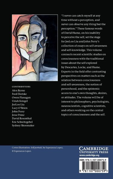 Produktbild: Consciousness and the Self