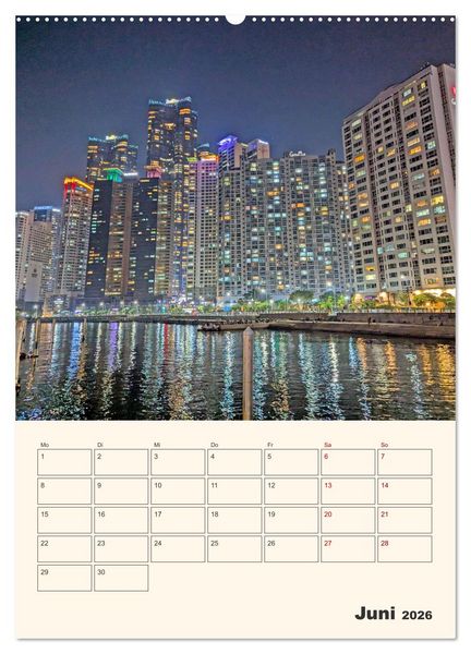 Produktbild: Busan - Eine Reise durch das Herz der K&uuml;stenstadt (hochwertiger Premium Wandkalender 2026 DIN A2 hoch), Kunstdruck in Hochglanz
