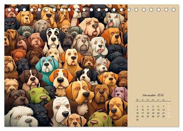 Produktbild: Tierisches Gewimmel (Tischkalender 2026 DIN A5 quer), CALVENDO Monatskalender