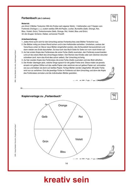 Produktbild: Kita aktiv Projektmappe Farben