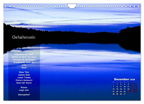 Produktbild: Lichtblicke f&uuml;r Auge und Seele - Der Kalender (Wandkalender 2026 DIN A4 quer), CALVENDO Monatskalender