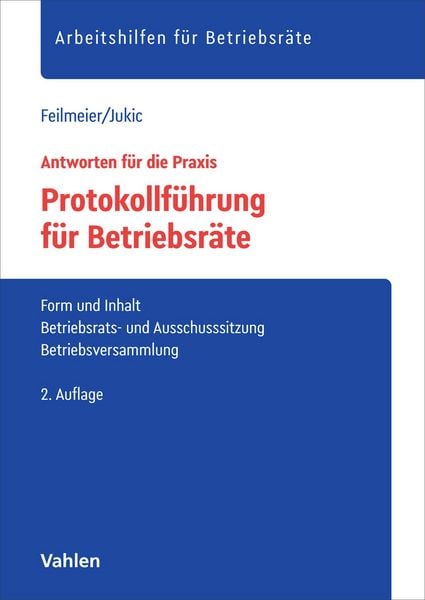 Produktbild: Protokollf&uuml;hrung f&uuml;r Betriebsr&auml;te