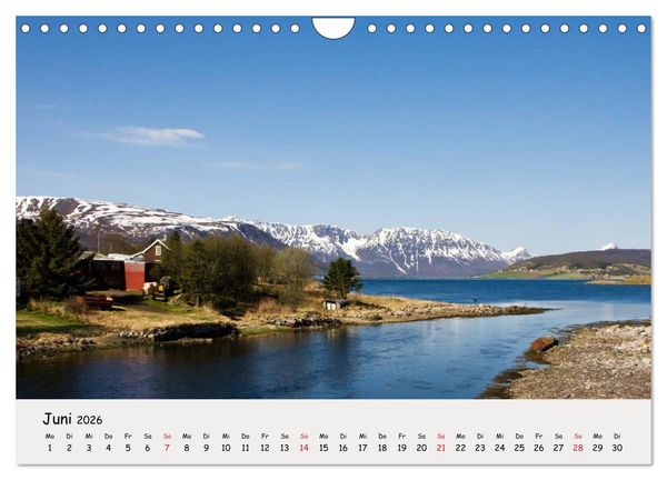 Produktbild: Auf dem Weg zum Nordkap (Wandkalender 2026 DIN A4 quer), CALVENDO Monatskalender
