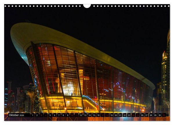 Produktbild: Dubai W&uuml;stenstadt (Wandkalender 2026 DIN A3 quer), CALVENDO Monatskalender