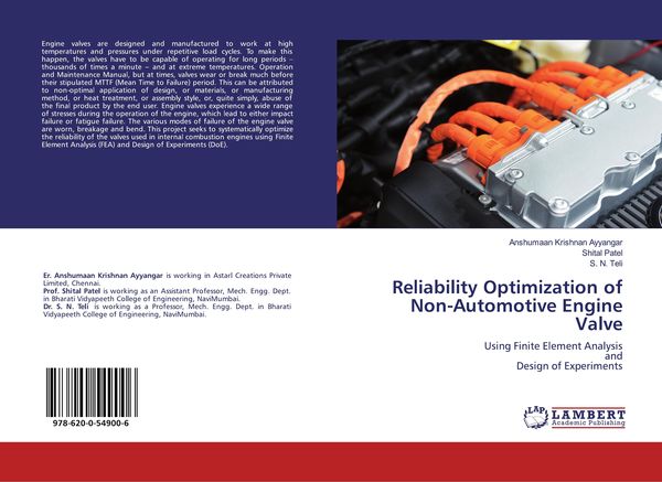 Produktbild: Reliability Optimization of Non-Automotive Engine Valve