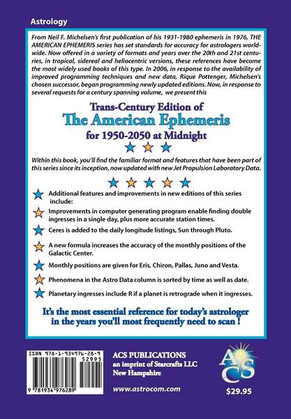Produktbild: The American Ephemeris 1950-2050 at Midnight