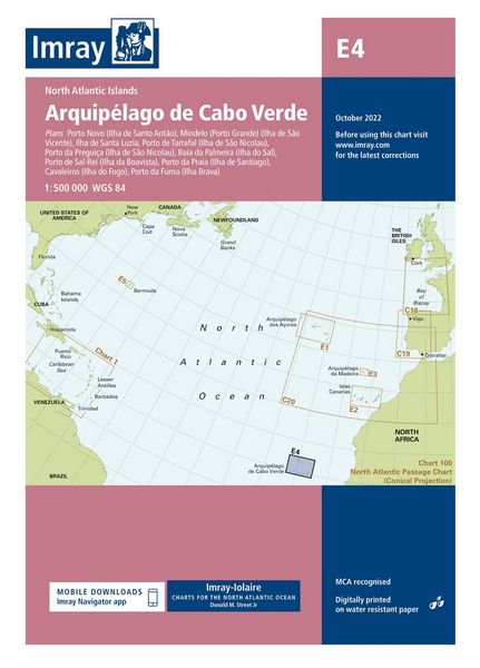 Produktbild: E4 Arquip&eacute;lago de Cabo Verde, Imray Chart