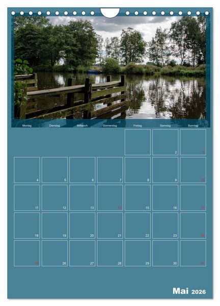 Produktbild: Worpswede - K&uuml;nstlerdorf unter weitem Himmel (Wandkalender 2026 DIN A4 hoch), CALVENDO Monatskalender