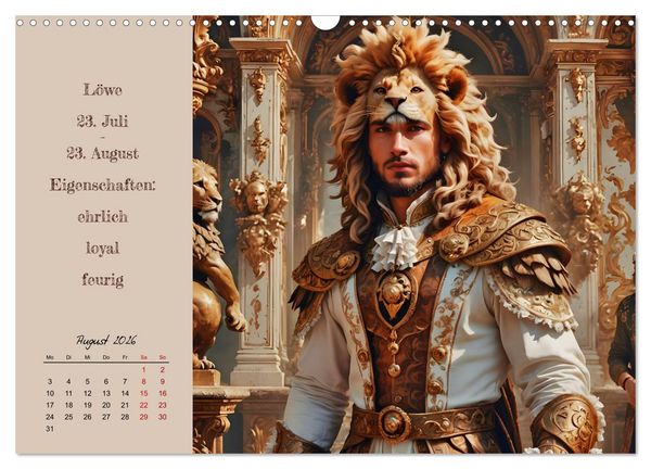 Produktbild: Stellarische M&auml;nnlichkeit (Wandkalender 2026 DIN A3 quer), CALVENDO Monatskalender