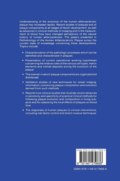 Produktbild: Pathobiology of the Human Atherosclerotic Plaque