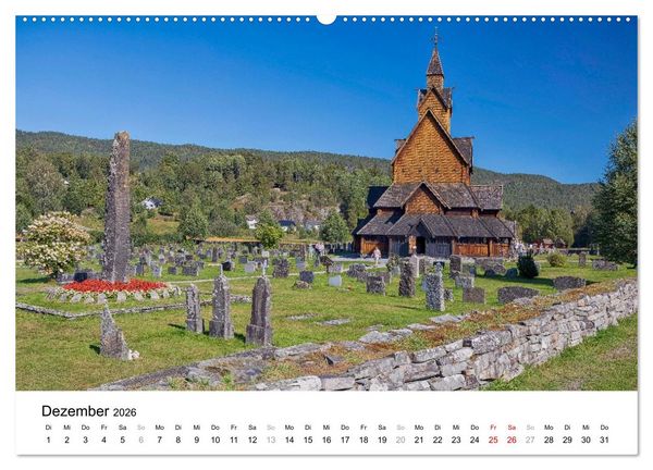 Produktbild: Norwegen - Magie aus Licht und Landschaft (Wandkalender 2026 DIN A2 quer), CALVENDO Monatskalender