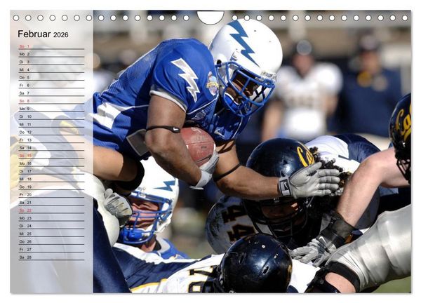 Produktbild: Sport. American Football (Wandkalender 2026 DIN A4 quer), CALVENDO Monatskalender