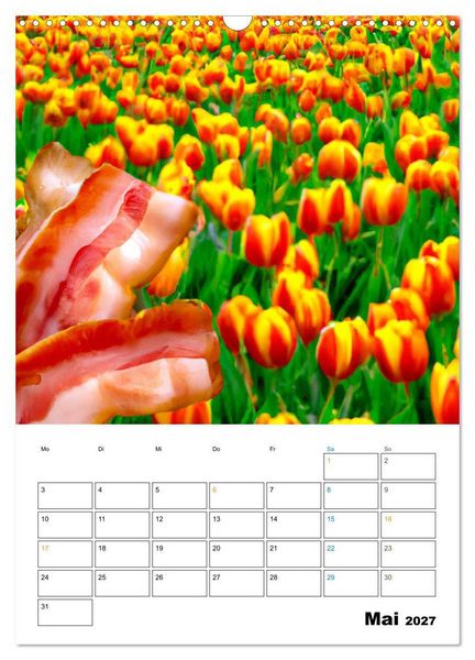 Produktbild: Bacon Kalender - Wir lieben Bacon (Wandkalender 2027 DIN A3 hoch), CALVENDO Monatskalender