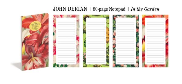Produktbild: John Derian Paper Goods: In the Garden 80-Page Notepad