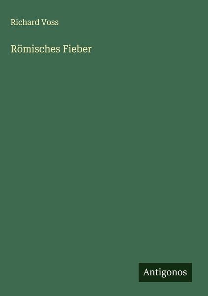 Produktbild: R&ouml;misches Fieber
