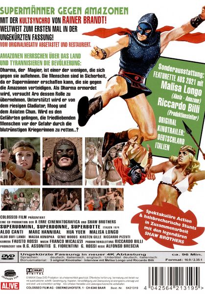 Produktbild: Superm&auml;nner gegen Amazonen (Superuomini, superdonne, superbotte) (Sie hauen alle in die Pfanne)