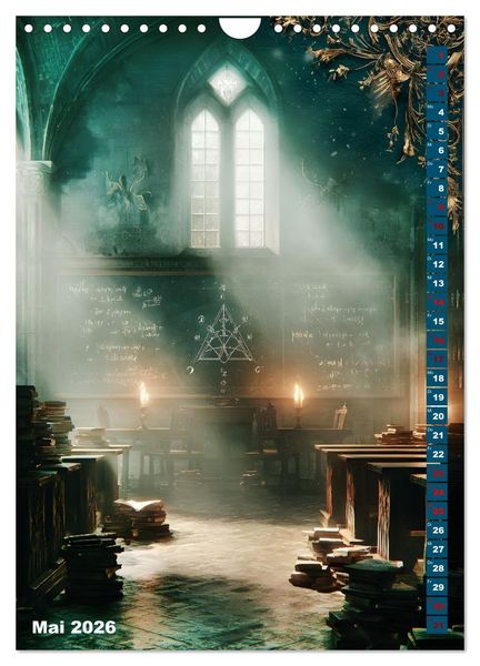 Produktbild: Umbrae Libri (Wandkalender 2026 DIN A4 hoch), CALVENDO Monatskalender