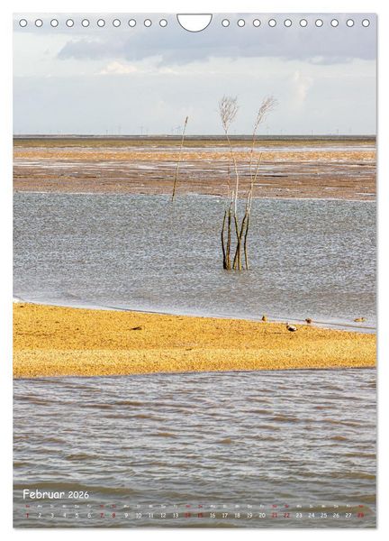 Produktbild: Nordfriesland, Zwischen St. Peter Ording und Sylt (Wandkalender 2026 DIN A4 hoch), CALVENDO Monatskalender