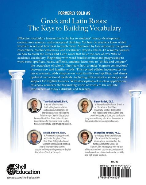 Produktbild: Building Vocabulary with Greek and Latin Roots