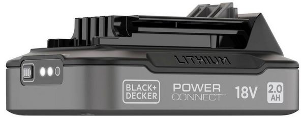 Produktbild: Black & Decker BDL2018S-XJ Werkzeug-Akku 18V 2Ah Li-Ion