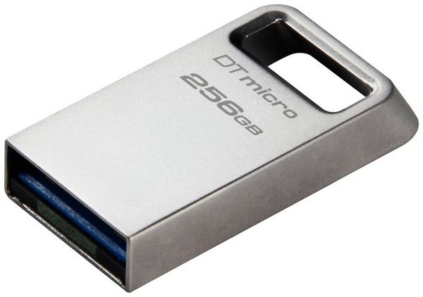 Produktbild: Kingston DataTraveler Micro USB-Stick Retail 256GB Silber DTMC3G2/256GB USB-A (USB 3.2 Gen 1)