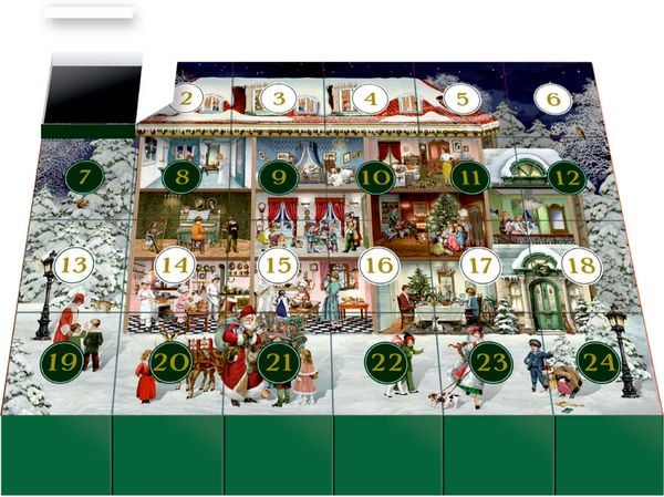 Produktbild: Puzzle-Adventskalender &ndash; Unser wunderbares Weihnachtshaus