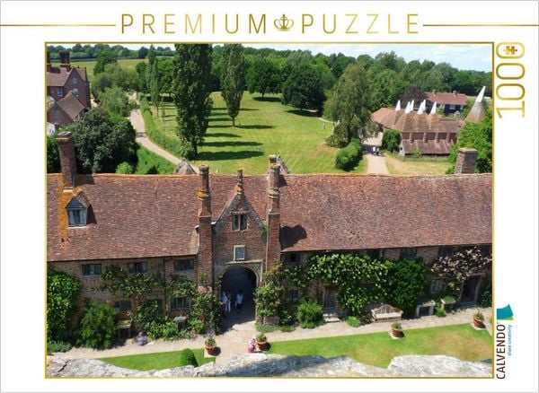 CALVENDO Puzzle Sissinghurst Castle Garden, Kent | 1000 Teile Lege-Größe 64x48cm Foto-Puzzle für glückliche Stunden