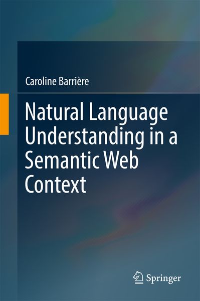 Produktbild: Natural Language Understanding in a Semantic Web Context