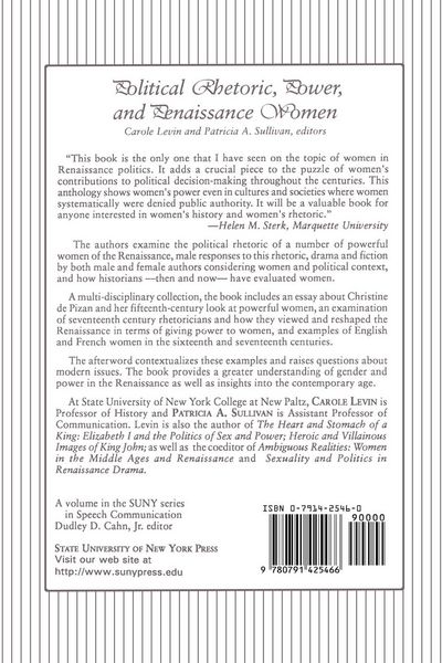 Produktbild: Political Rhetoric, Power, and Renaissance Women