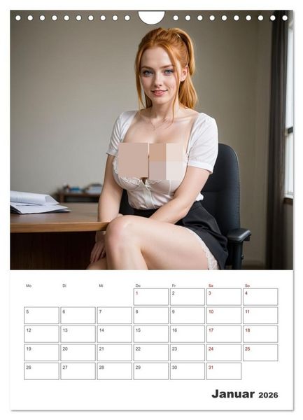 Produktbild: Schreibtischs&uuml;nden (Wandkalender 2026 DIN A4 hoch), CALVENDO Monatskalender
