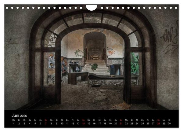 Produktbild: Geheimnisvolle Orte - Lost Places (Wandkalender 2026 DIN A4 quer), CALVENDO Monatskalender