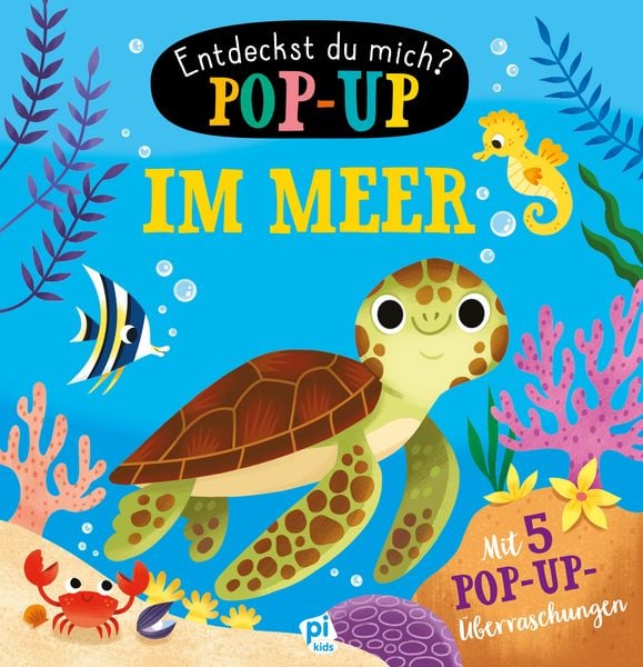 Produktbild: Im Meer - Entdeckst du mich? Pop-up-Buch - Pappbilderbuch mit bunten Pop-ups und lustigen Reimen