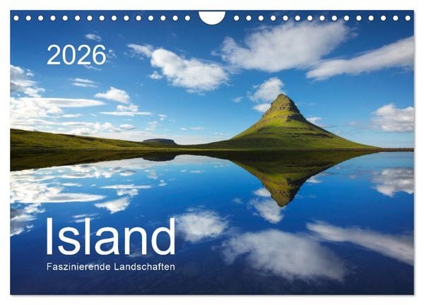 Produktbild: ISLAND 2026 - Faszinierende Landschaften (Wandkalender 2026 DIN A4 quer), CALVENDO Monatskalender