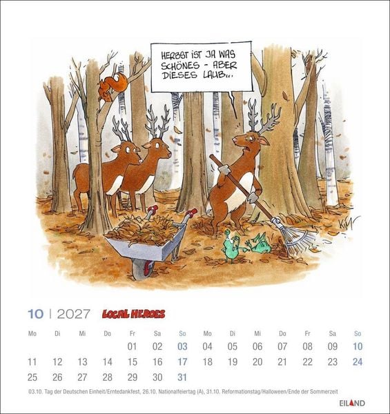 Produktbild: Local Heroes Postkartenkalender 2027 - Vom Leben hinter&acute;m Deich