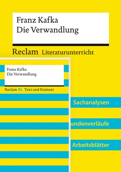 Paket für Lehrkräfte 'Franz Kafka: Die Verwandlung' (Textausgabe und Lehrerband). 2 Bände eingeschweißt, Set von Franz Kafka,Ralf Kellermann, Reclam,