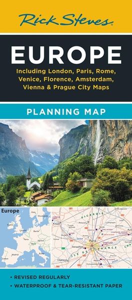 Produktbild: Rick Steves Europe Planning Map