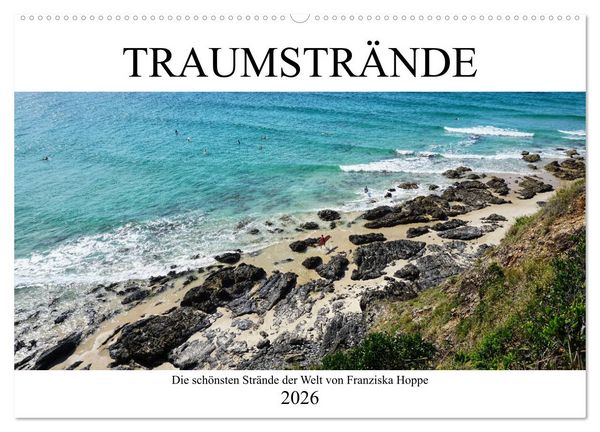 Produktbild: Traumstr&auml;nde - die sch&ouml;nsten Str&auml;nde der Welt (Wandkalender 2026 DIN A2 quer), CALVENDO Monatskalender
