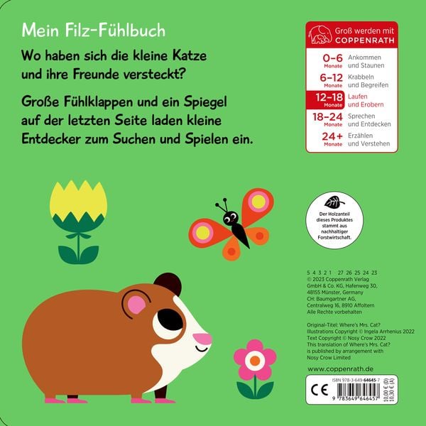 Produktbild: Mein Filz-F&uuml;hlbuch: Kuckuck, kleine Katze!