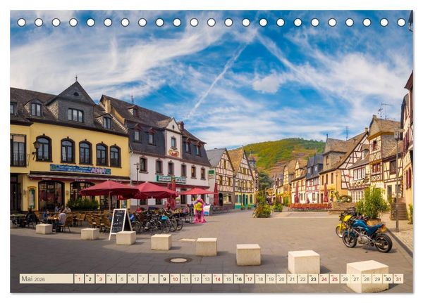 Produktbild: Die Mosel von Metz bis Koblenz (Tischkalender 2026 DIN A5 quer), CALVENDO Monatskalender
