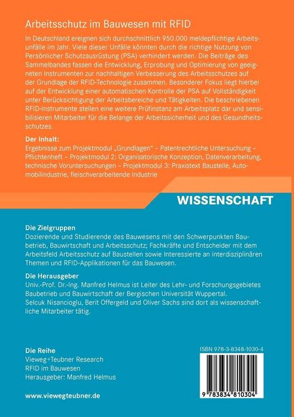 Produktbild: Arbeitsschutz im Bauwesen mit RFID