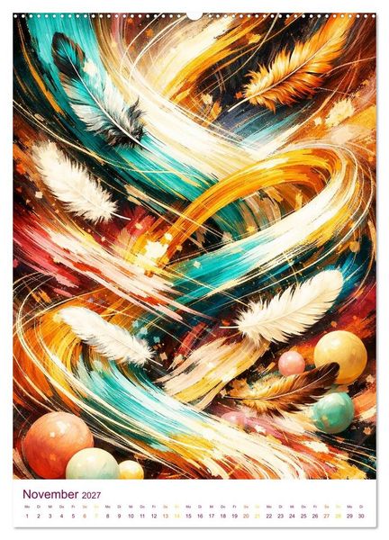 Produktbild: Wilde Ordnung - Kunst im Chaos (Wandkalender 2027 DIN A2 hoch), CALVENDO Monatskalender