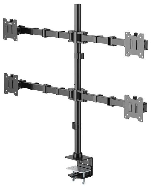 Produktbild: SpeaKa Professional SP-MM-541 Monitor-Tischhalterung 4 Display(s) 43,2cm (17\") - 88,9cm (35\") Schwarz Drehbar, H&ouml;henverstellbar