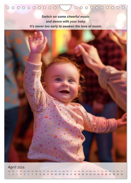 Produktbild: No more boredom for your baby (Wall Calendar 2026 DIN A4 portrait), CALVENDO 12 Month Wall Calendar