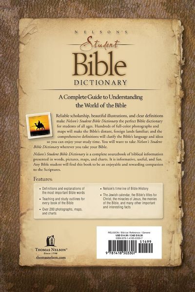 Produktbild: The Nelson's Student Bible Dictionary