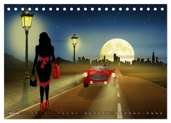 Produktbild: Ladies first by Mausopardia (Tischkalender 2026 DIN A5 quer), CALVENDO Monatskalender