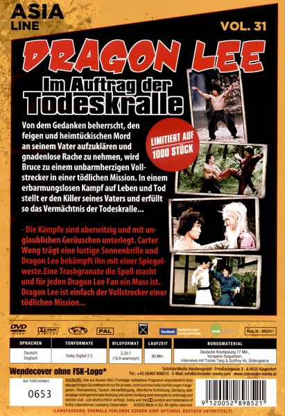 Produktbild: Asia Line Vol. 31 - Im Auftrag der Todeskralle