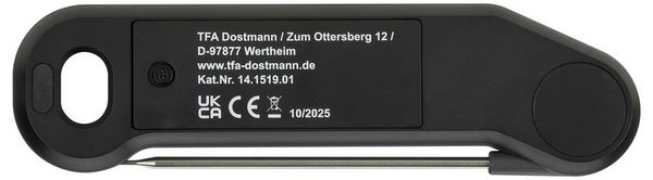 Produktbild: TFA Dostmann Grillthermometer Schwarz